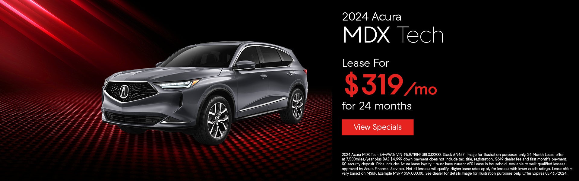 2024 Acura MDX Tech Offer